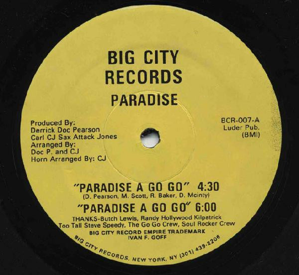 Paradise (12) : Paradise A Go Go (12")