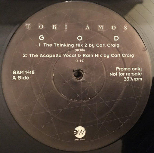 Tori Amos : God (The Carl Craig And C J Bolland Remixes) (12", Promo)