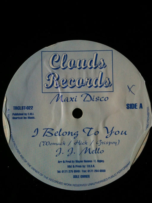 J. J. Mello : I Belong To You (12", Maxi)