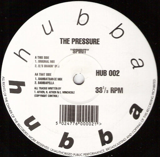 The Pressure : Spirit (12")