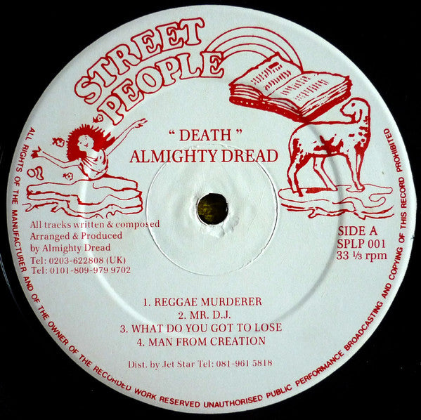 Almighty Dread (2) : Death (LP, Album)