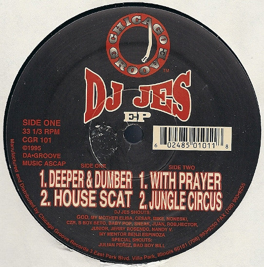 DJ Jes : EP (12", EP)