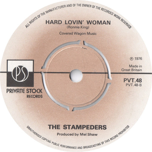 The Stampeders : Hit The Road Jack / Hard Lovin' Woman (7", Single, Promo)