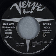 Stan Getz With Guest Artist Laurindo Almeida : Menina Moca = Young Lady / Winter Moon (7", Single, Bla)