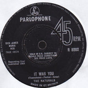 The Naturals (10) : Look At Me Now (7", Single)