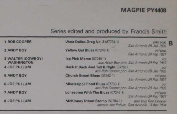 Various : 'Stomp The Grinder Down' - Texas Seaport 1934-1937 (LP, Comp, Mono)