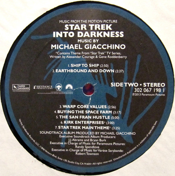 Michael Giacchino : Star Trek Into Darkness (Music From The Motion Picture) (LP, Album)
