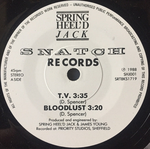 Spring Heel'd Jack :  T.V. (7", EP)