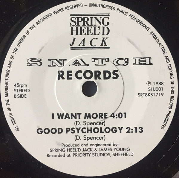 Spring Heel'd Jack :  T.V. (7", EP)