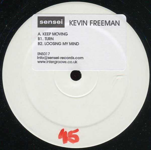Kevin Freeman : Keep Moving (12", W/Lbl, Sti)