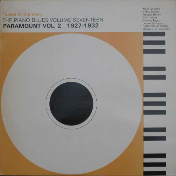 Various : 'Raised In The Alley' - Paramount Vol. 2 1927-1932 (LP, Comp, Mono)