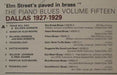 Various : 'Elm Street's Paved In Brass' - Dallas 1927-1929 (LP, Comp, Mono)
