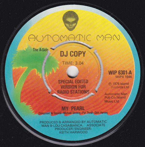 Automatic Man : My Pearl (7", Promo)