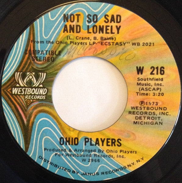 Ohio Players : Ecstasy (7")