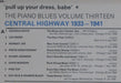 Various : 'Pull Up Your Dress, Babe' - Central Highway 1933-1941 (LP, Comp, Mono)