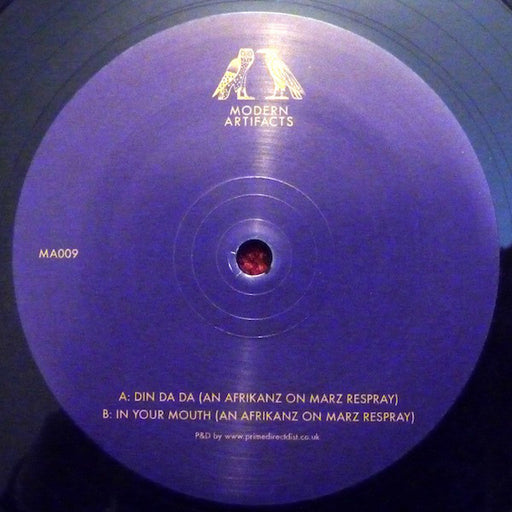 Afrikanz On Marz : Din Da Da / In Your Mouth (12")