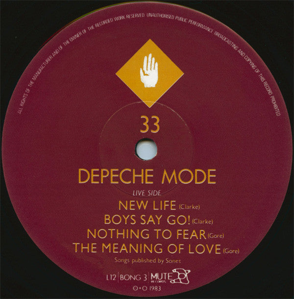 Depeche Mode : Everything Counts And Live Tracks (12", Single, Ltd, Num)