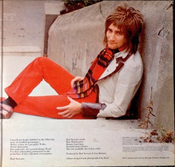 Rod Stewart : Gasoline Alley (LP, Album, Gat)