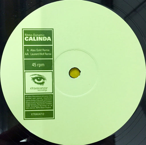 Ritmo-Dynamic : Calinda (2005 Alex Gold Remix) (12")