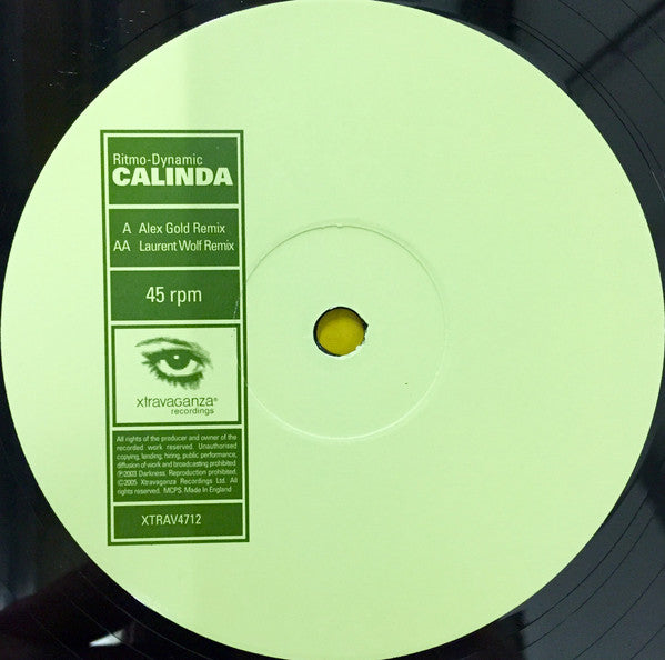 Ritmo-Dynamic : Calinda (2005 Alex Gold Remix) (12")
