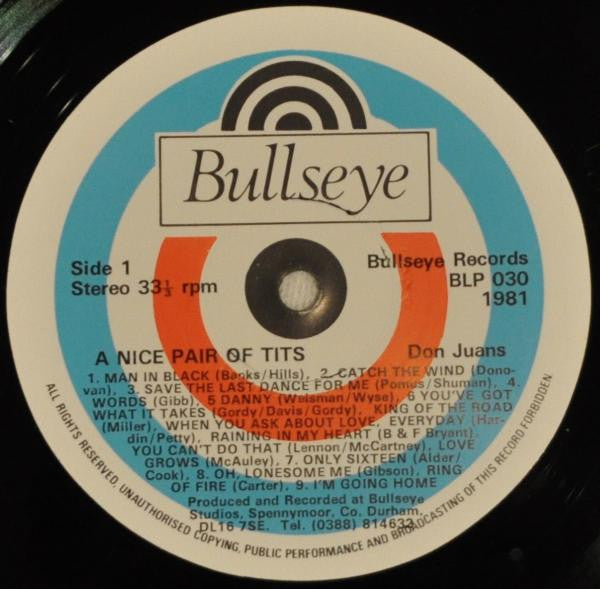 Don Juans : A Nice Pair Of Tits (LP, Album)