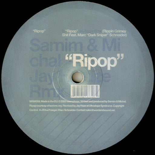 Samim & Michal : Ripop (12")