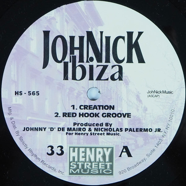 JohNick : Ibiza (12")