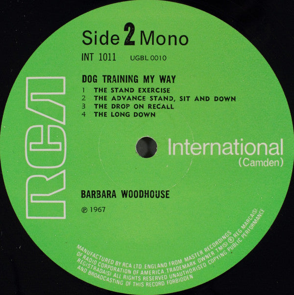Barbara Woodhouse : Dog Training My Way (LP, Mono, RE)