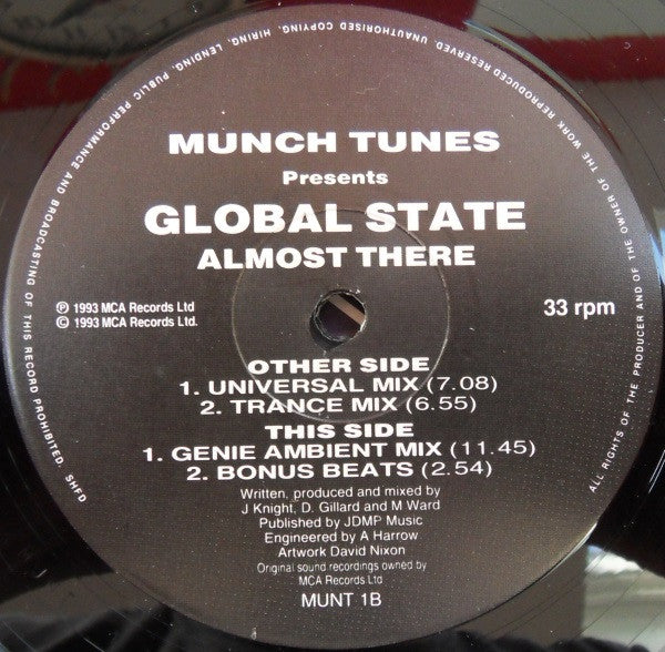 Global State : Almost There (12")