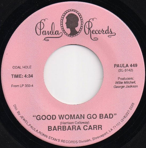 Barbara Carr : Good Woman Go Bad (7")