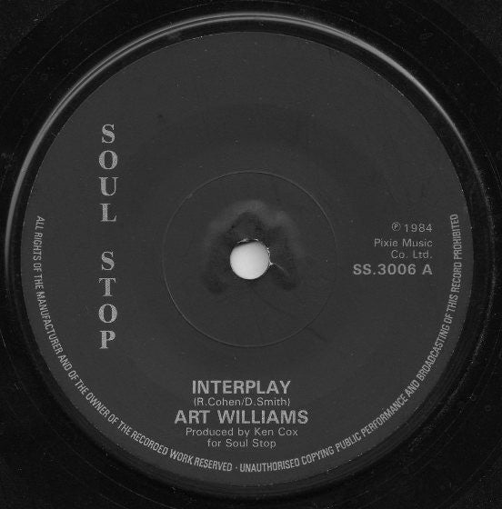 Art Williams : Interplay / Expectations (7")