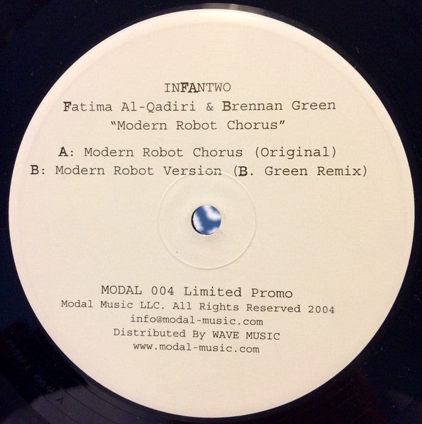 InfanTwo* : Modern Robot Chorus (12", Ltd, Promo)