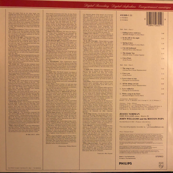 Jessye Norman, Boston Pops*, John Williams (4) : With A Song In My Heart (LP, Album)