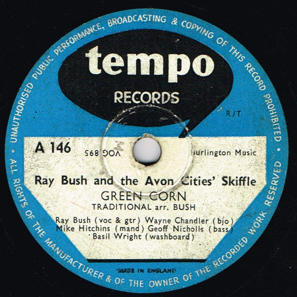 Ray Bush And The Avon Cities' Skiffle : Hey Hey Daddy Blues (Shellac, 10")