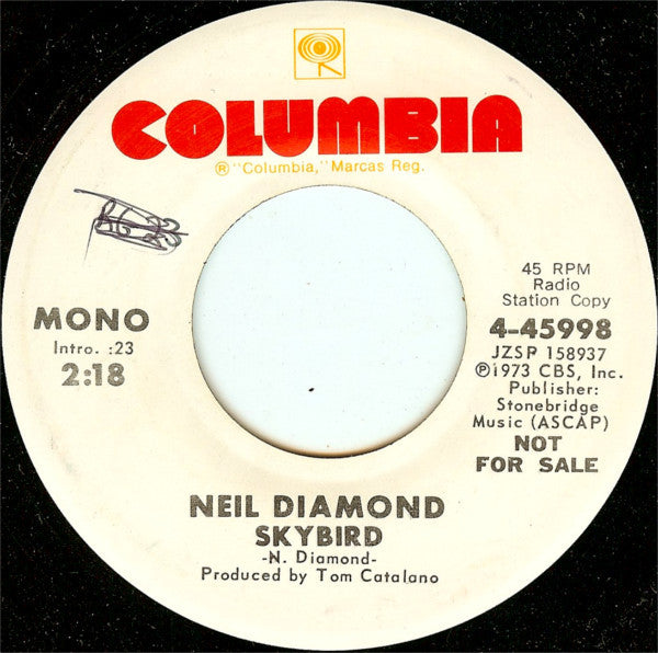 Neil Diamond : Skybird (7", Single, Promo)