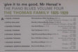 Various : 'Give It To Me Good, Mr Hersal' - The Thomas Family 1925-1929 (LP, Comp, Mono)