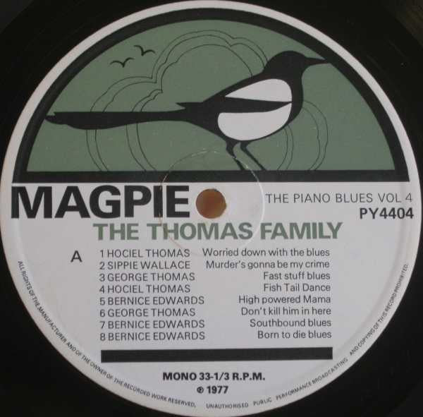 Various : 'Give It To Me Good, Mr Hersal' - The Thomas Family 1925-1929 (LP, Comp, Mono)