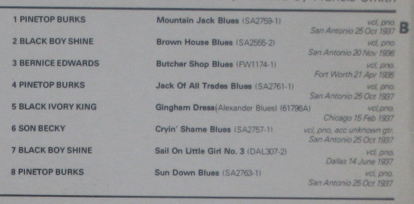 Various : 'There's A Train Leavin' Houston' - Texas Santa Fe 1934-1937 (LP, Comp, Mono)