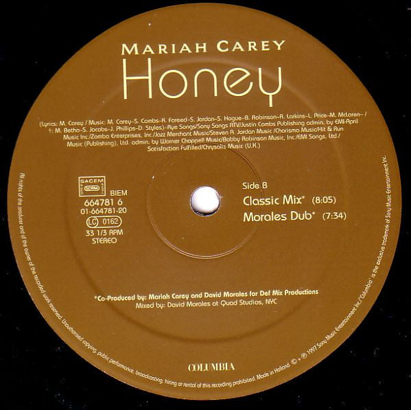 Mariah Carey : Honey (2xLP)
