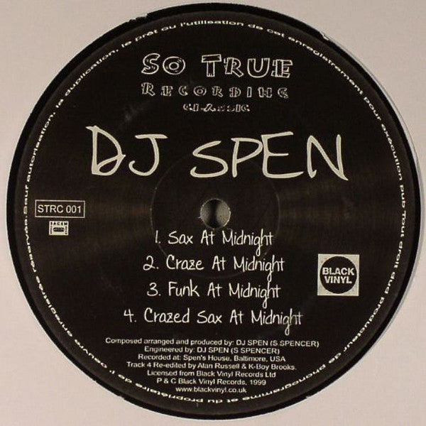 DJ Spen : Sax At Midnight (12")