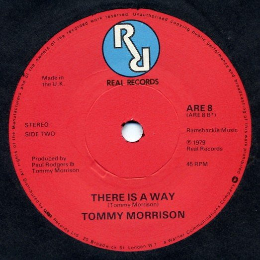 Tommy Morrison : Blind Driver (7")