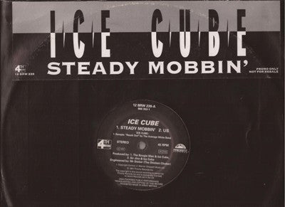 Ice Cube : Steady Mobbin' (12", Promo)