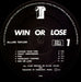 Allan Taylor : Win Or Lose (LP, Album)
