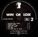 Allan Taylor : Win Or Lose (LP, Album)