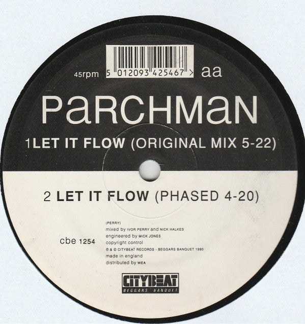 Parchman : Ride / Let It Flow (12")