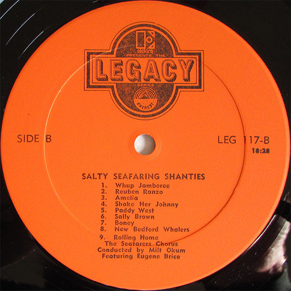 Seafarers Chorus Conducted By Milton Okun Featuring Eugene Brice : Salty Seafaring Shanties (LP, Album)