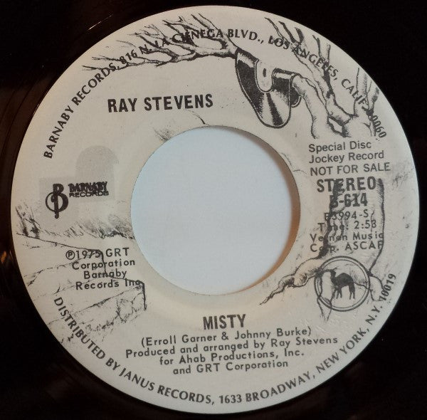 Ray Stevens : Misty (7", Promo)