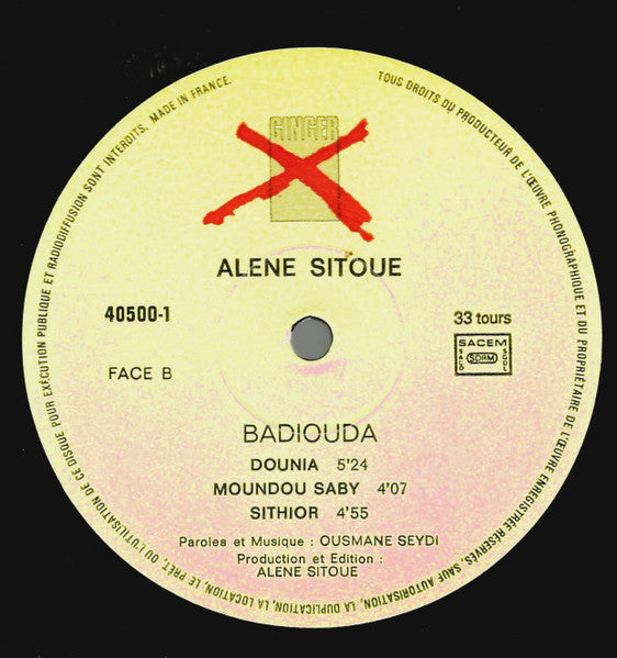 Alene Sitoue : Badiouda (LP)