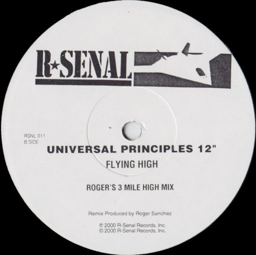 Universal Principles : Flying High (Roger Sanchez Remixes) (12", Promo)