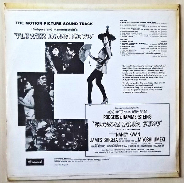 Various : The Motion Picture Sound Track - Rodgers & Hammerstein's Flower Drum Song (LP)